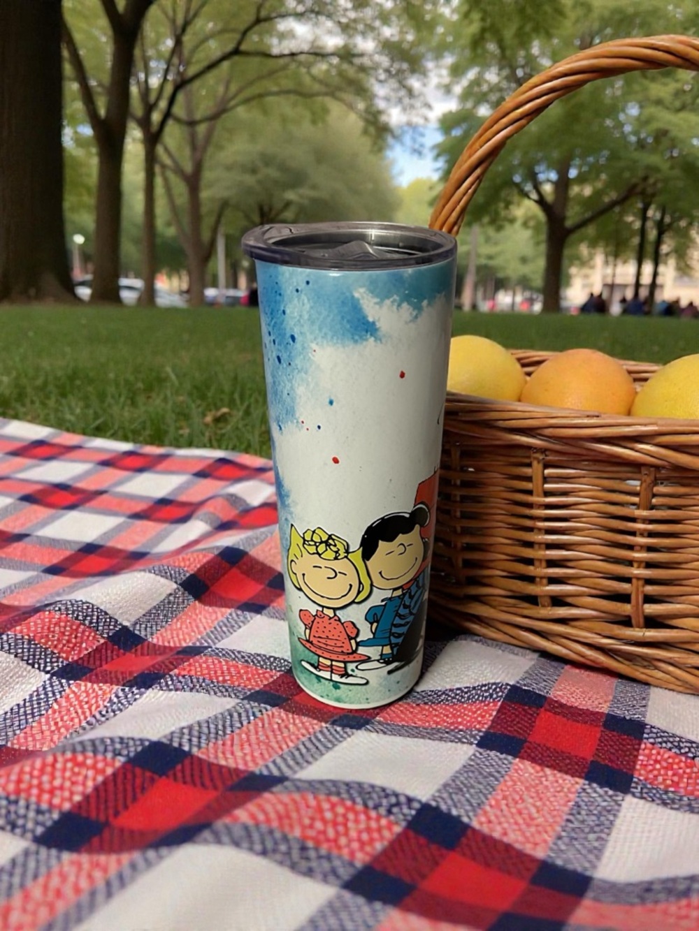 Cartoon Dog & Friends Tumbler | Cute Classic Comic Style Cup | Fan Art Drinkware - Picture 3 of 3